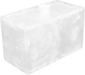 Cotton Swabs Storage Box with Detachable Divider Compartment Cotton Pad Container for Organization Lightweight and Design for Bathroom Vanity and Space Saving