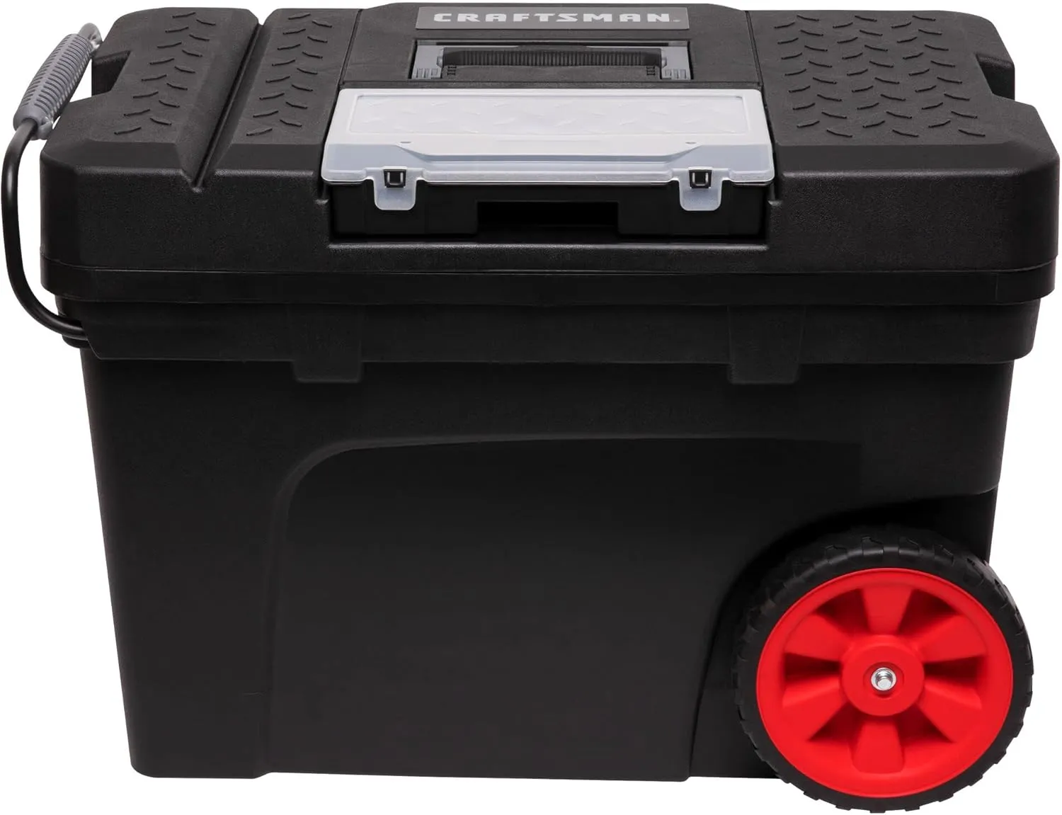 CRAFTSMAN Rolling Tool Box with Wheels, Includes Organizers and Trays, Heavy Duty Plastic, Lockable, 15.2 Inch (CMST33026)