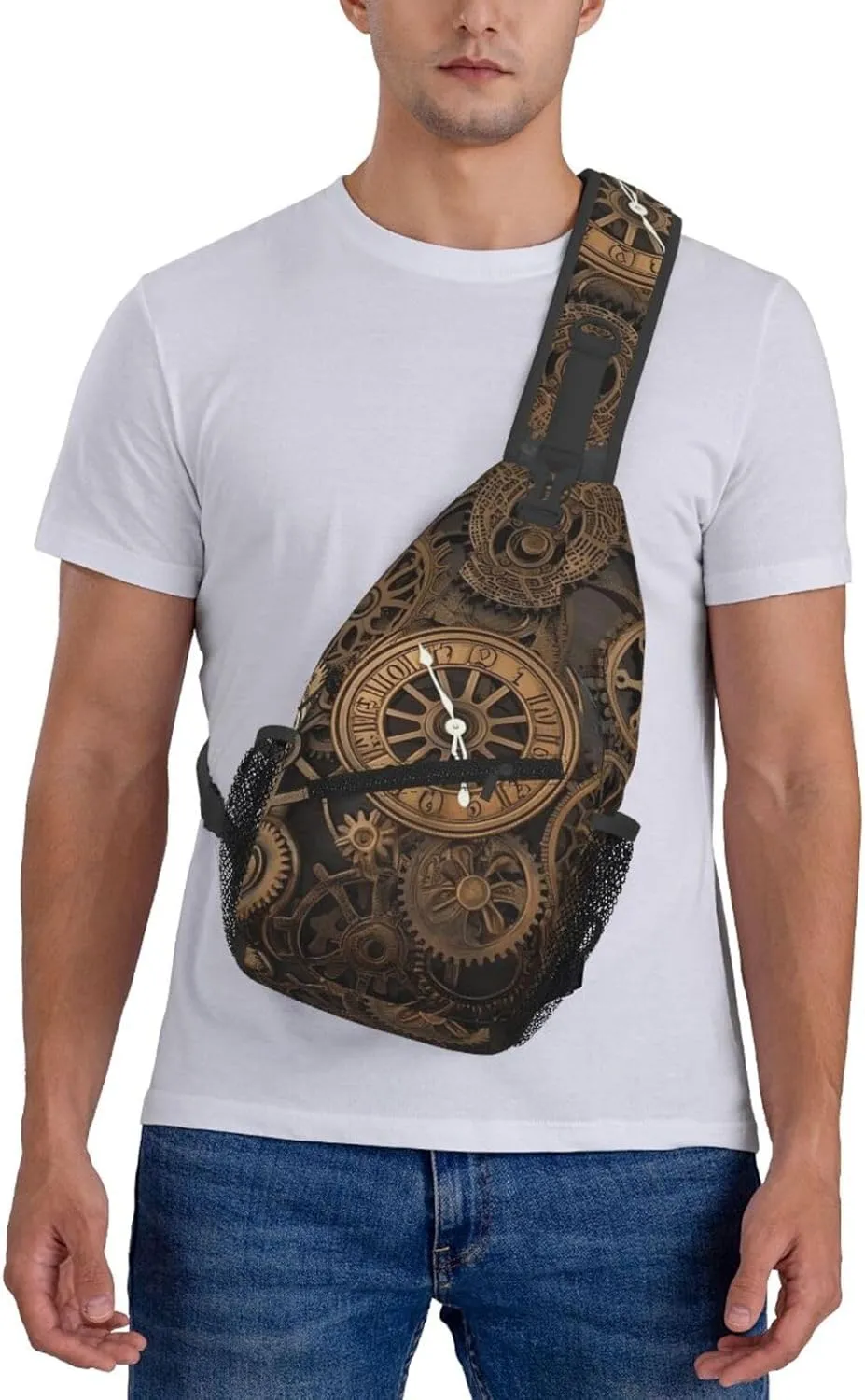 Cross Chest Bag Diagonally Sling Backpack Crossbody Shoulder Bag Surfboard Sling Bag Travel Hiking Daypack