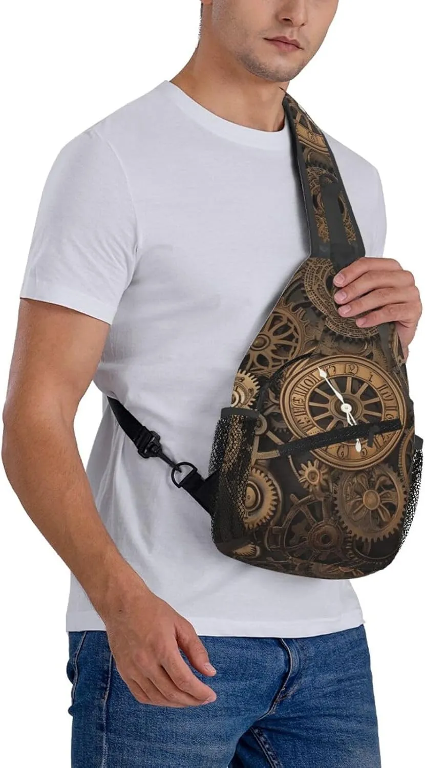 Cross Chest Bag Diagonally Sling Backpack Crossbody Shoulder Bag Surfboard Sling Bag Travel Hiking Daypack