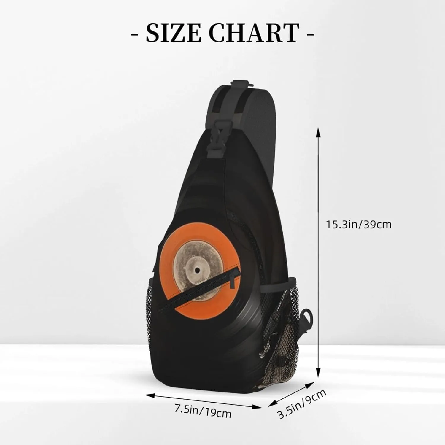 Cross Chest Bag Diagonally Sling Backpack Crossbody Shoulder Bag White Peacock Sling Bag Travel Hiking Daypack