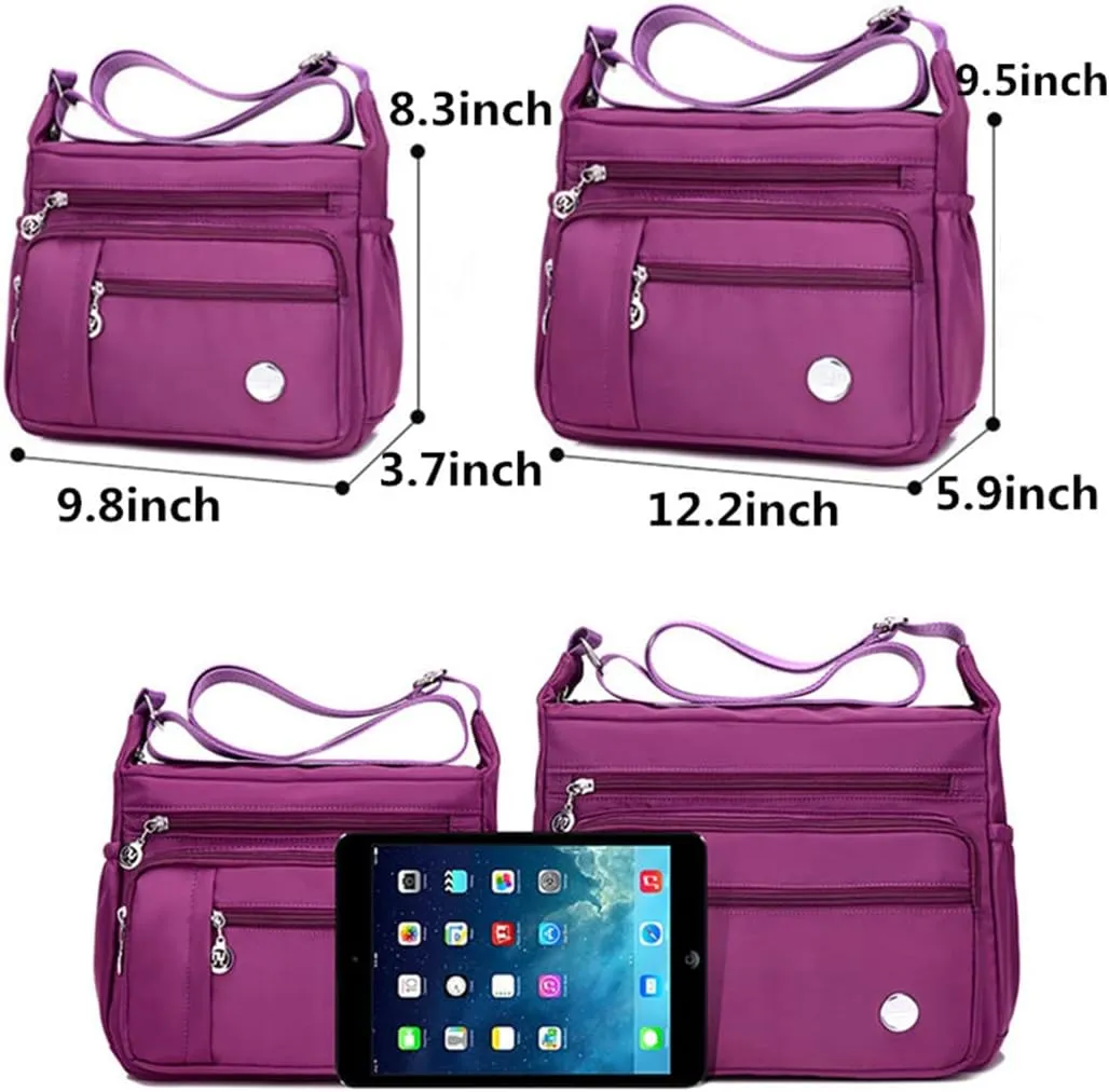 Crossbody Bag Shoulder Bag For Women Multiple Pockets Bag Ladies Messenger Purse Handbags