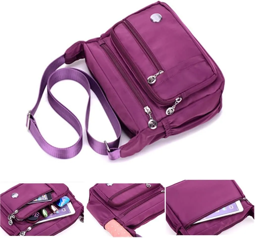 Crossbody Bag Shoulder Bag For Women Multiple Pockets Bag Ladies Messenger Purse Handbags