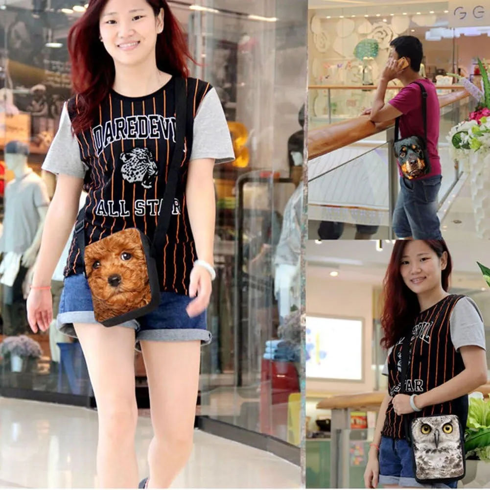 Crossbody Bag, Small Messenger Bag for Women Girls, Lightweight Adjustable Cute Coin Purse