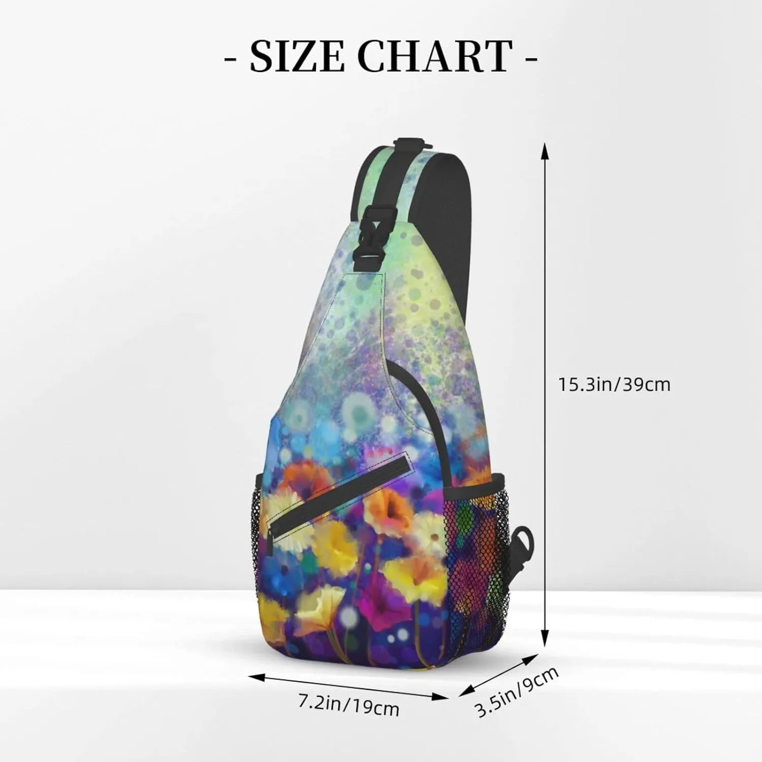 Crossbody Sling Backpack Sling Bag Chest Bag Shoulder Bag Travel Hiking Daypack For Men Women-Summer Vacation Scene