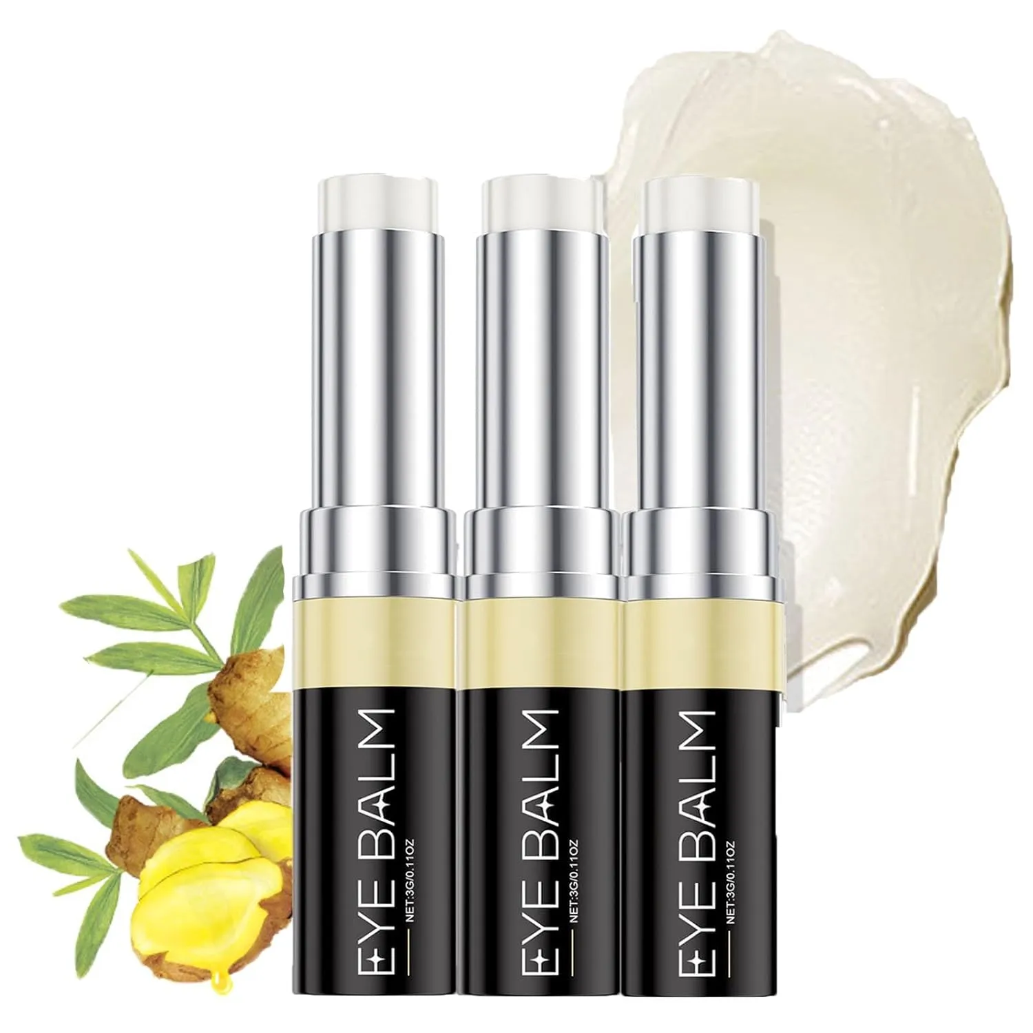 Cumabalm for Eye Bags, Cumabalm for Eyes, Cumabalm Erases Eye Bags Within Minutes, Fine Lines & Puffiness in 2 Minutes, Reduces Fine Lines (3PCS)