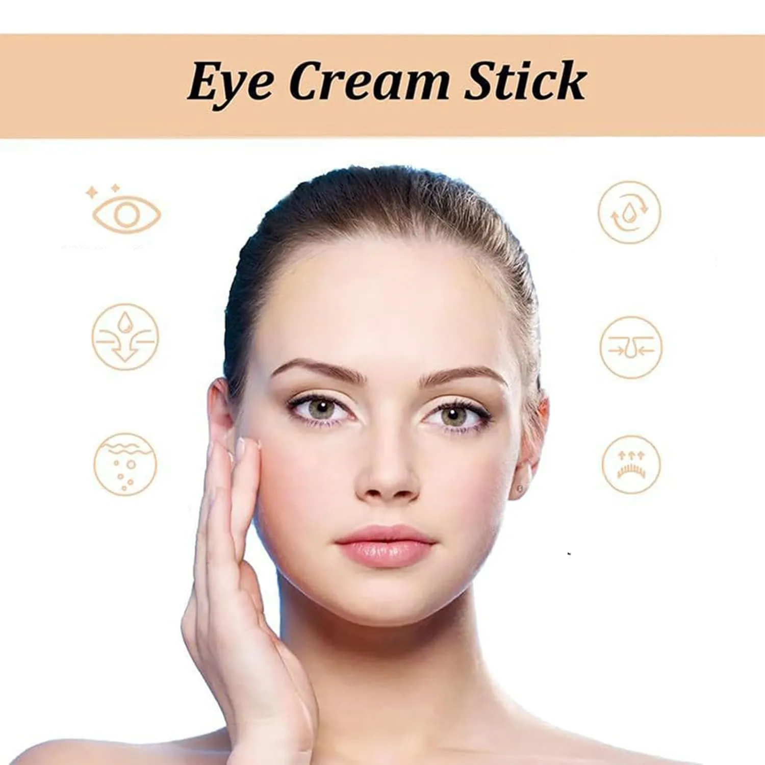 Cumabalm for Eye Bags, Cumabalm for Eyes, Eye Cream, Eyes Bag Reducer Balm,Deep Moisturizing Hydrating and Firming, for People Who Stay up Late (3pcs, M)