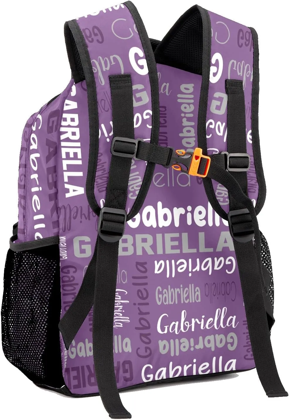 Custom Backpack Personalized Bookbag with Name for Elementary Girls Boys, Waterproof Customize School Book Bag, Unique Back Pack Customized Gift for Kids Back to School, 1 Pack