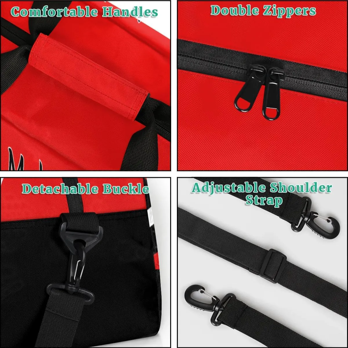 Custom Cheer Duffle Bags with Name and Team Name Personalized Cheerleader Bag Dance Bag for Girls Weekend Travel Bag