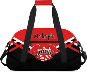 Custom Cheer Duffle Bags with Name and Team Name Personalized Cheerleader Bag Dance Bag for Girls Weekend Travel Bag