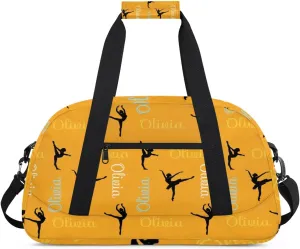 Custom Dance Bag for Girls, Overnight Duffel Bags Cheerleader for Kids Personalized Sport Gym Bag, Gymnastics Duffel Bag with Names - Dance