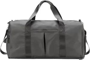 Custom Gym Bag - Durable & Stylish Personalized Duffle for Men & Women (Grey)