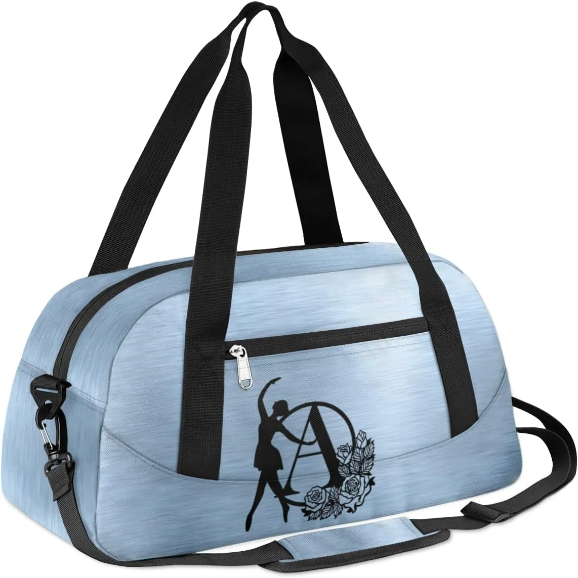 Custom Kids Dance Duffel Overnight Bag Personalized Dance Bag Travel Duffel Bag for Girls Boys Customized Kids Gifts