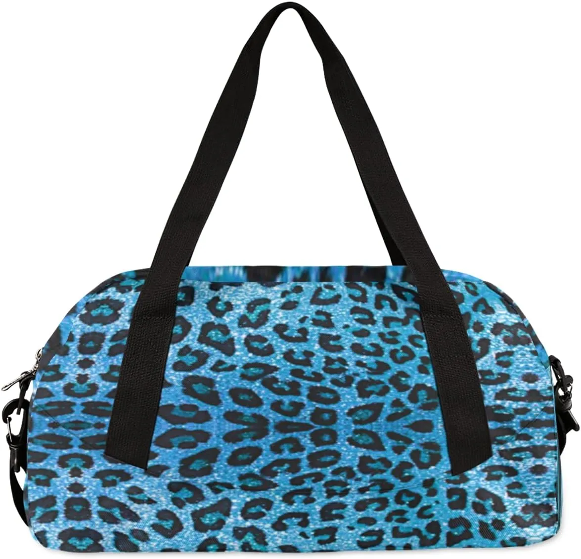 Custom Kids Duffel Overnight Bag Personalized Dance Bag Travel Duffel Bag for Girls Boys Customized Kids Gifts- Blue Cheap Cheer Cheerleading