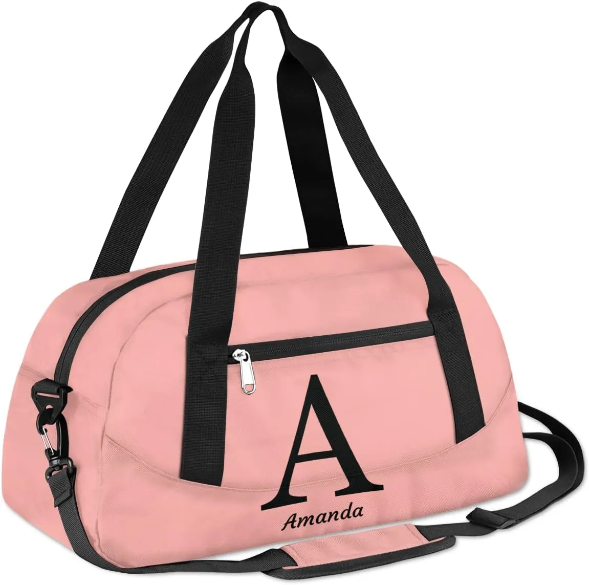 Custom Kids Duffel Overnight Bag Personalized Your Name or Text Kids Duffel Bag for Girls Boys Customized Kids Gifts
