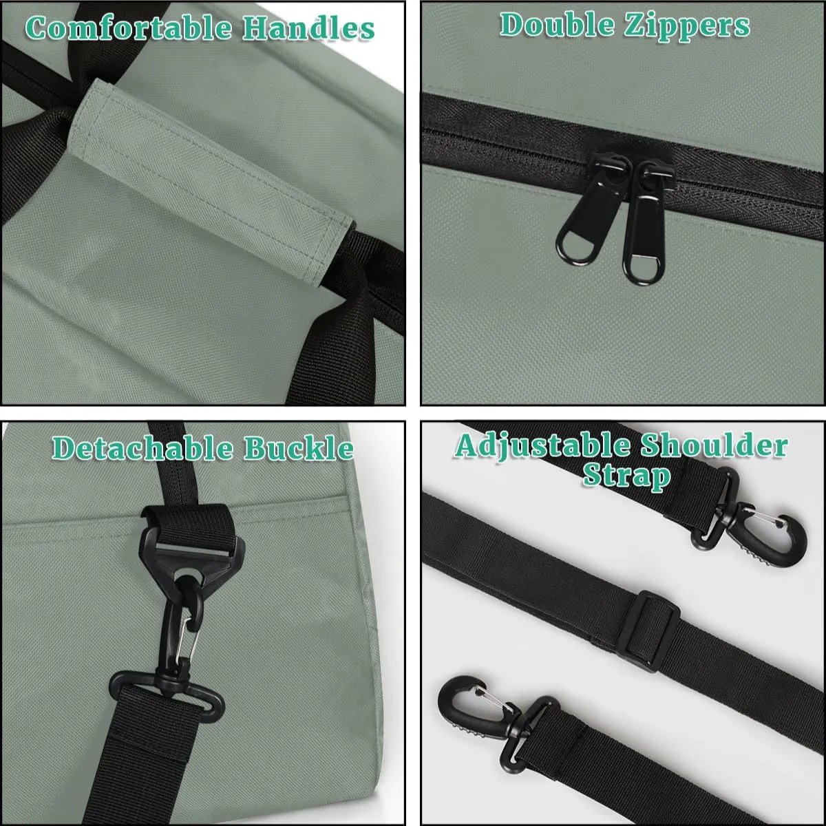 Custom Name Dance Bag, Personalized Dark Matcha Green Background with Initial Name Gymnastics Sport Cheerleader Bag, Barrel Ballet Duffel Bag Women