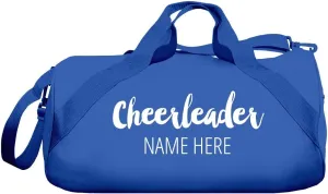 CUSTOMIZED GIRL Gym Bag Girls Duffle Bag Dance Bag For Teen Girls Custom Name Sport Cheerleader Girls Dance Bag Travel Duffle Bags Great Gift Personalized Barrel Duffel Cute Gym Bag