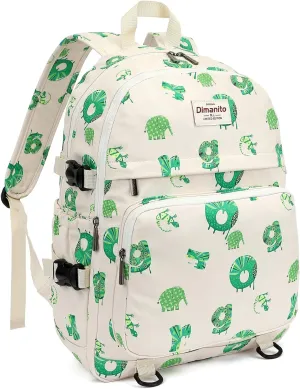 Cute Animal Laptop Backpack with USB charging port for 15.6 inch-16 inch laptop College Outdoor Travel Backpack