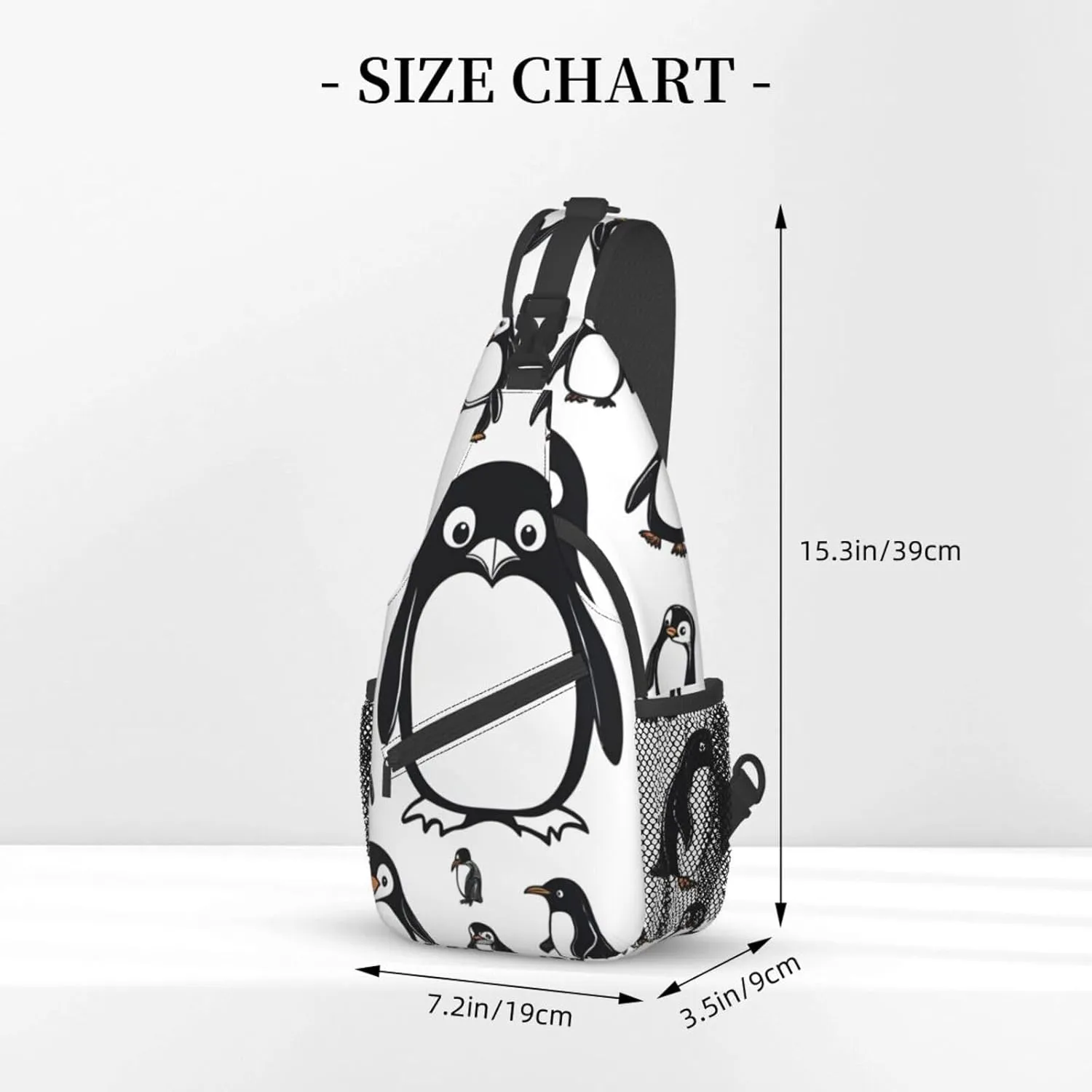 Cute Rabbits Shoulder Bag Crossbody Backpack Chest Bag Lightweight Sling Daypackstravel Hiking Cycling For Men Women