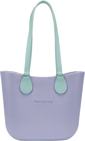 Cute Rubber Tote Bag for Women, Small EVA Foam Handbag with Zipper Organizer Insert for Work Beach Travel Pool