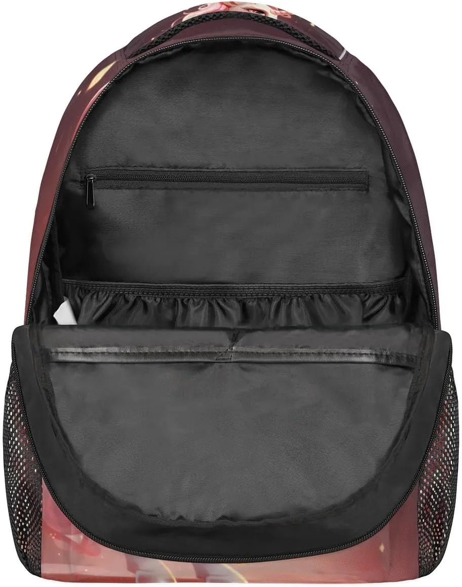 Cute Unicorn Backpacks for Boys Girls Kids Pink Kawaii Unicorn Lightweight 16 Inch School Backpack Laptop College Bookbag Travel Casual Daypack Hiking Camping Computer Rucksack Medium