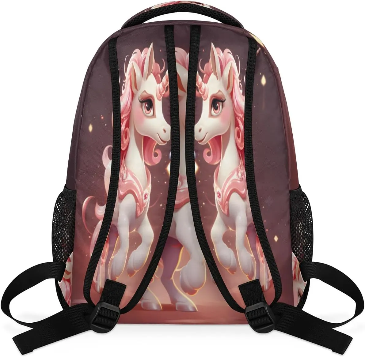 Cute Unicorn Backpacks for Boys Girls Kids Pink Kawaii Unicorn Lightweight 16 Inch School Backpack Laptop College Bookbag Travel Casual Daypack Hiking Camping Computer Rucksack Medium