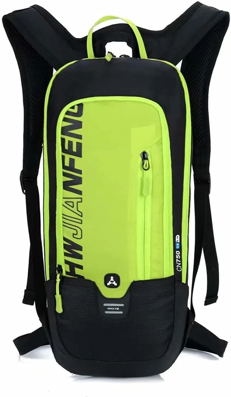 Cycling Backpack, 10L Bicycle Backpack Waterproof Breathable Bag for Outdoor Travel Hiking Climbing Biking Running Skiing (Green.)