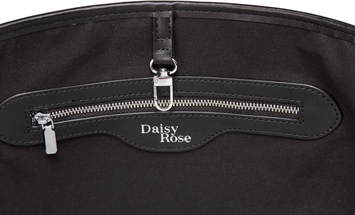 Daisy Rose Tote Shoulder Travel Bag & Matching Clutch PU Vegan Leather