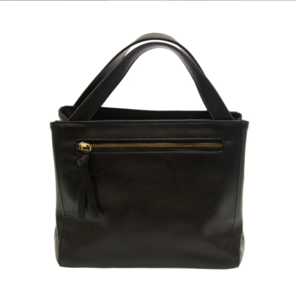 Daisy Satchel Tote - Black
