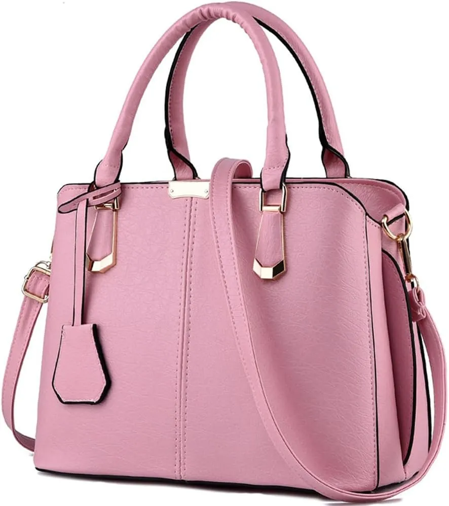Dayfine Top Handle Handbag for Women PU Leather Satchel Bag Tote Bag Ladies Shoulder-Bag Crossbody Bag