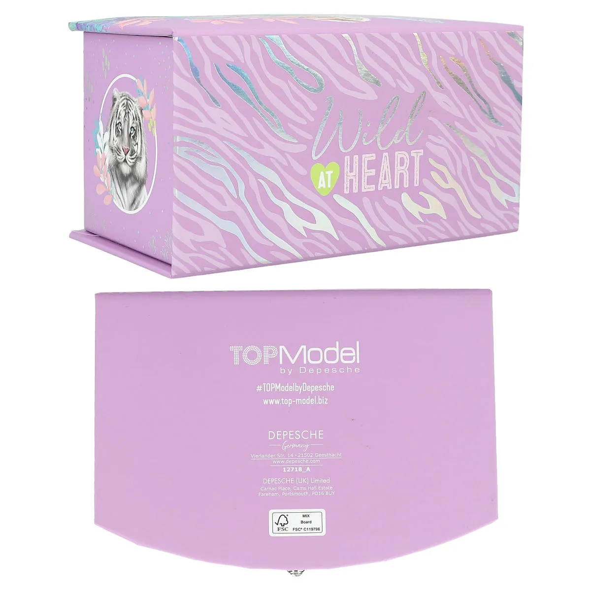 Depesche TOPModel Jewelry Box Small Fantasy Tiger