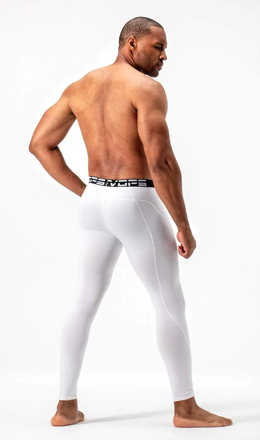 DEVOPS 2 or 3 Pack Men's Thermal Compression Pants, Athletic Leggings Base Layer Bottoms