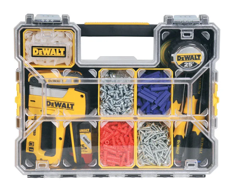 DeWalt Deep Pro 14 in. W X 4.5 in. H Storage Organizer Plastic 10 compartments Yellow