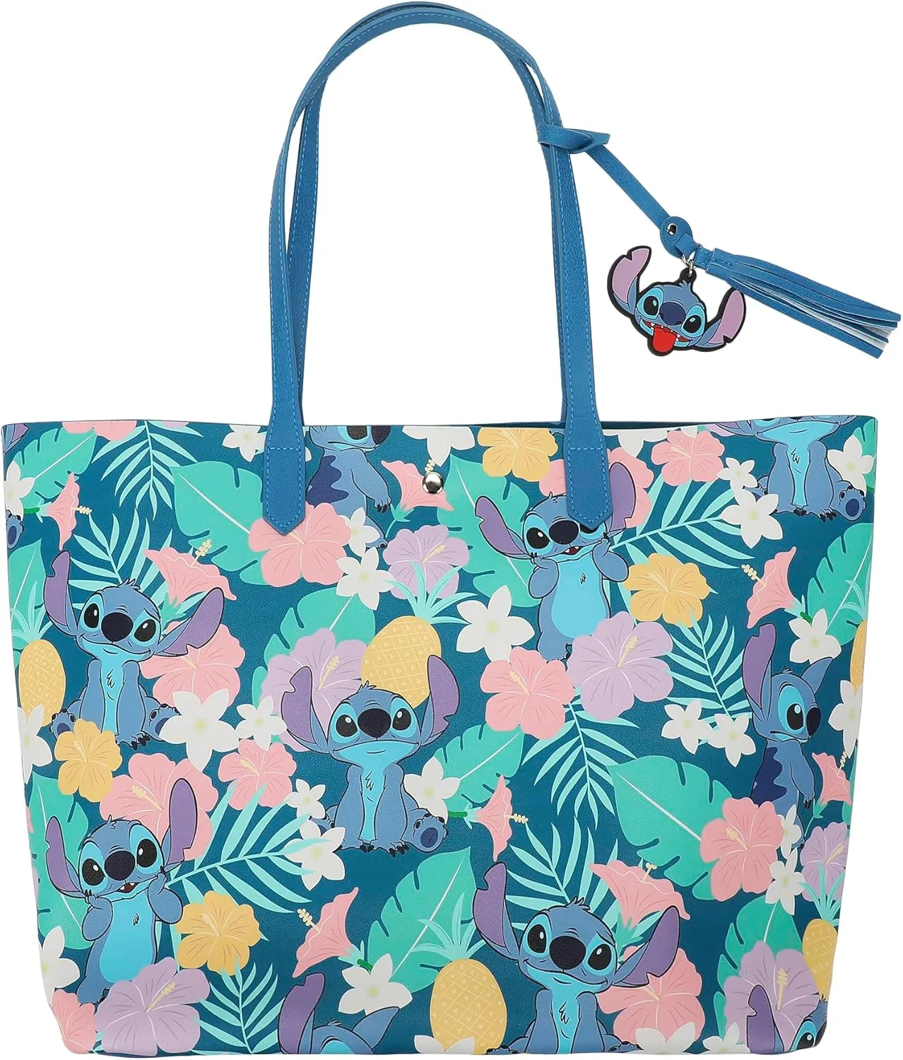 Disney's Stitch Floral Character Tote Bag