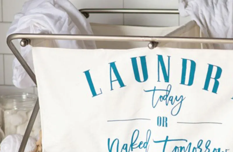 Divided Laundry Bin
