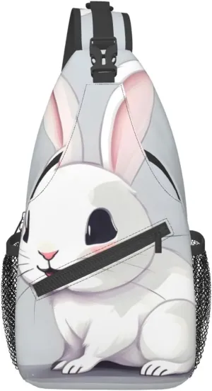 Dog Breed Unisex Crossbody Backpack Travel Hiking Casual Chest Bags Lightweight Fashion
