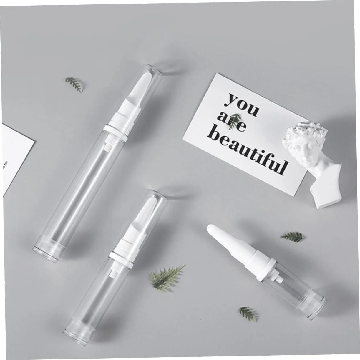 DOITOOL Travel Essential 8PCS Eye Cream Vacuum Bottles Leakproof Cosmetic Containers