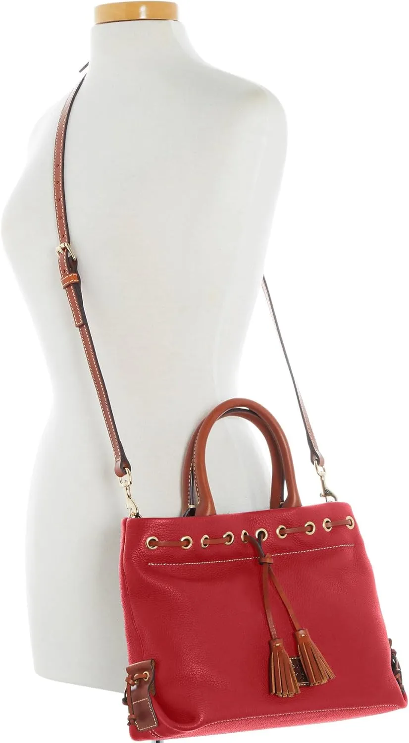 Dooney & Bourke Handbag, Pebble Grain Tassel Tote