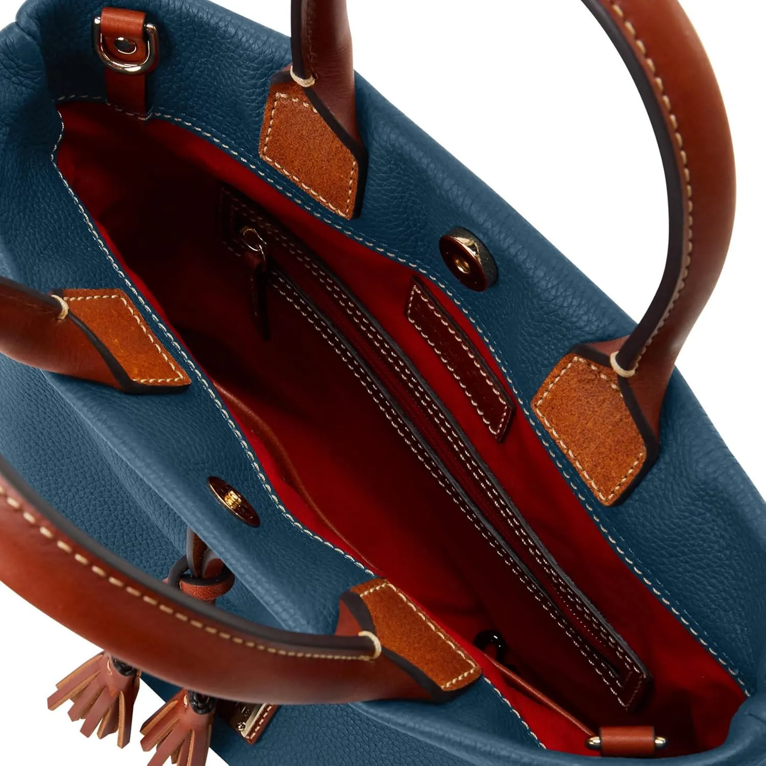Dooney & Bourke Handbag, Pebble Grain Tassel Tote
