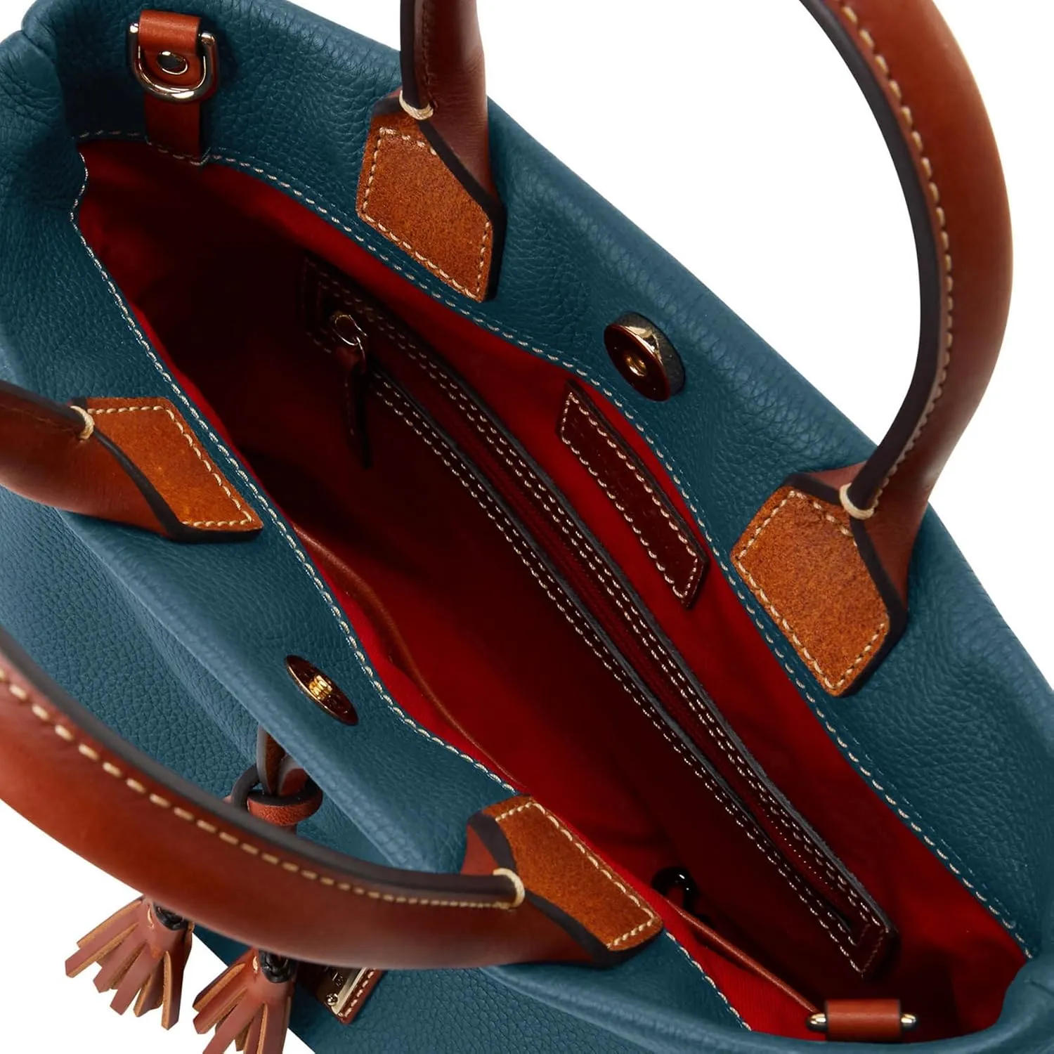 Dooney & Bourke Handbag, Pebble Grain Tassel Tote