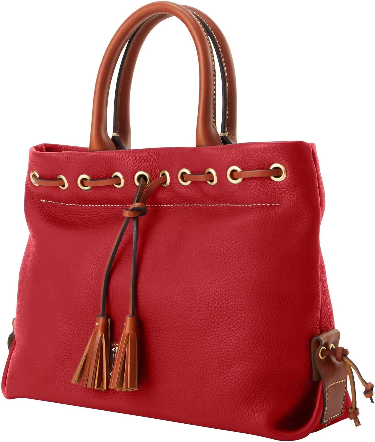 Dooney & Bourke Handbag, Pebble Grain Tassel Tote