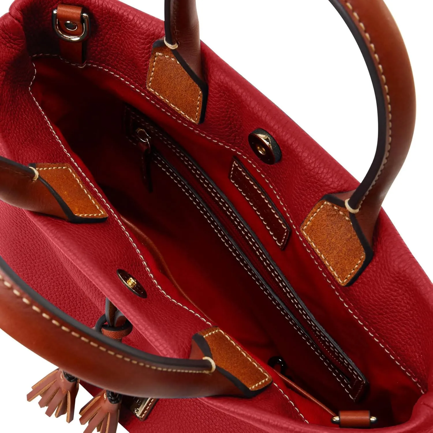 Dooney & Bourke Handbag, Pebble Grain Tassel Tote