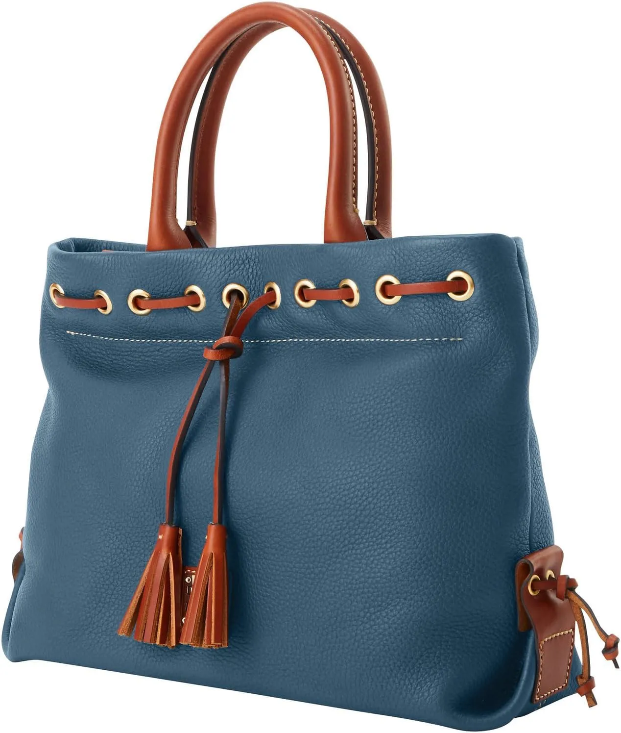 Dooney & Bourke Handbag, Pebble Grain Tassel Tote