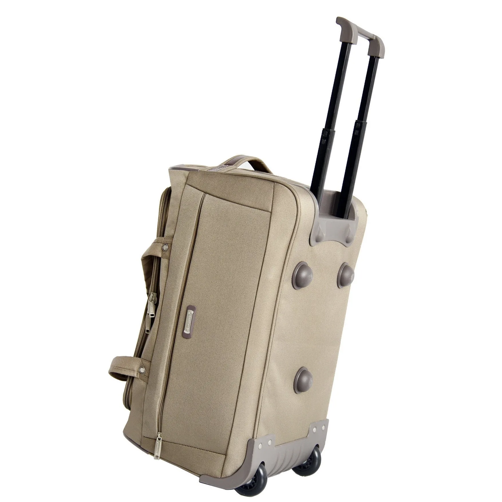 DR639 Large Wheeled Luggage Travel Holdall 82cm Bag Beige