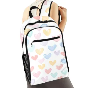 DreamPop Hearts - Cute Pastel Heart Backpack