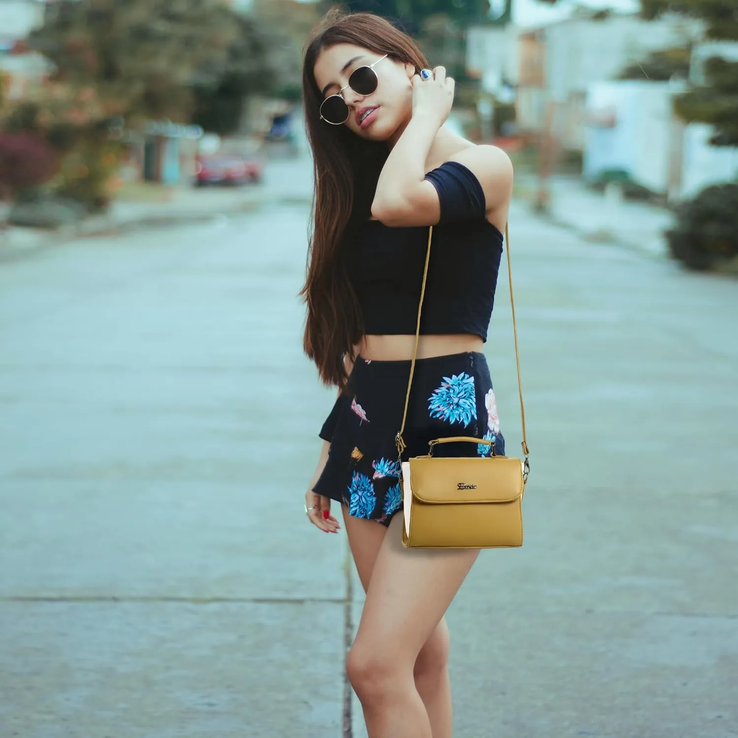 Dualtone Hand-Held & Sling Bag for Girls/Women