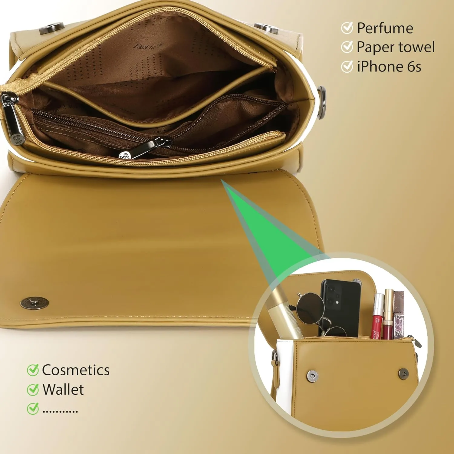 Dualtone Hand-Held & Sling Bag for Girls/Women