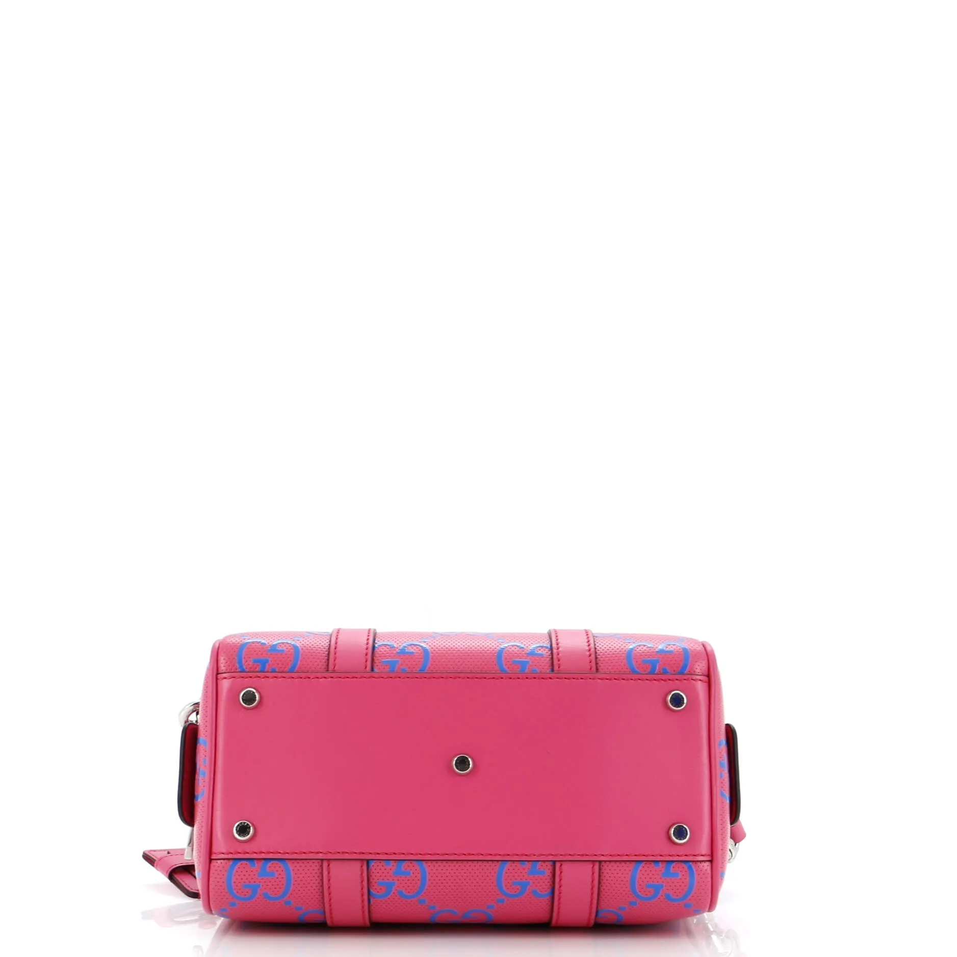 Duffle Bag GG Embossed Perforated Leather Mini