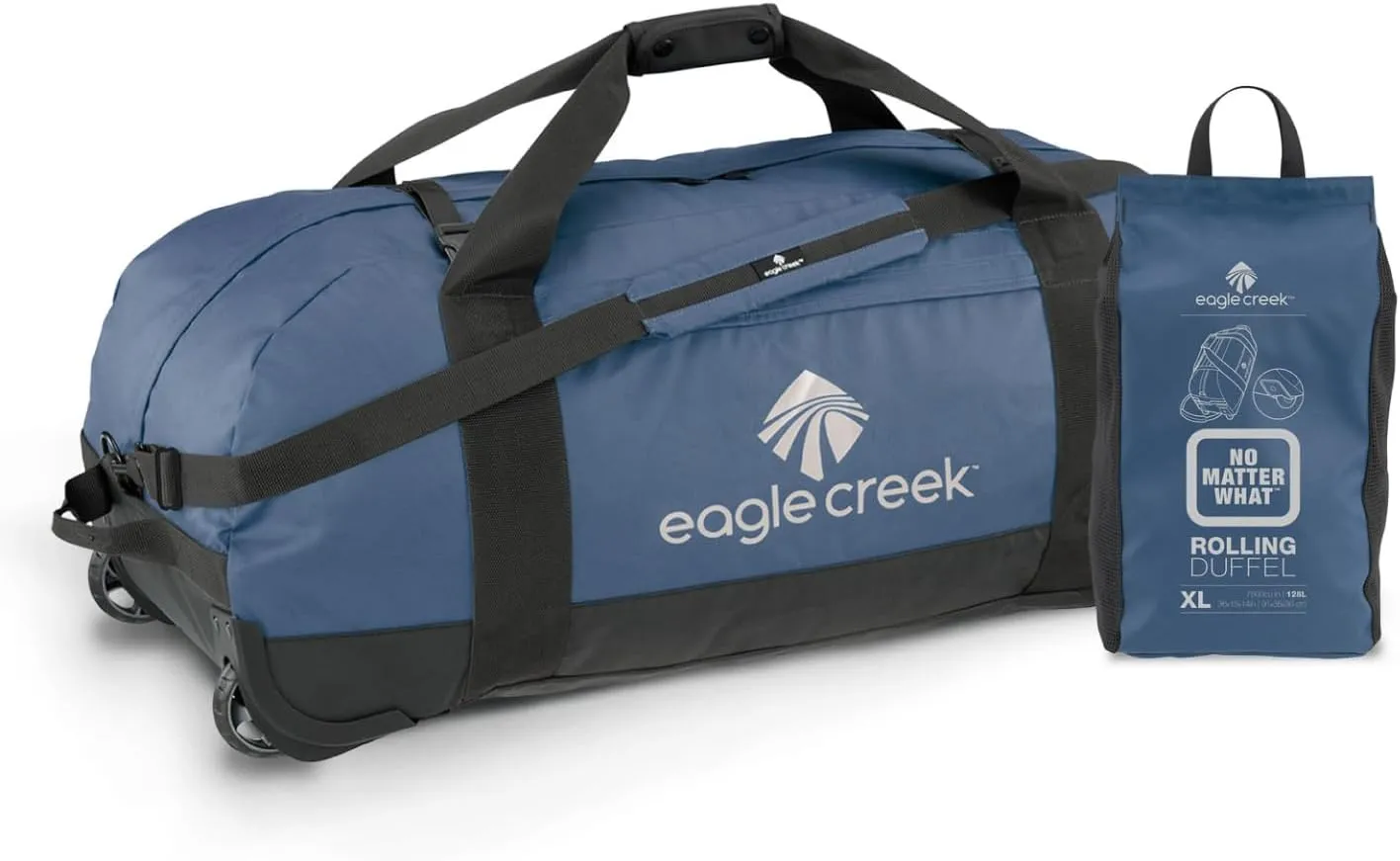 Eagle Creek No Matter What Rolling Duffle Bag, Slate Blue