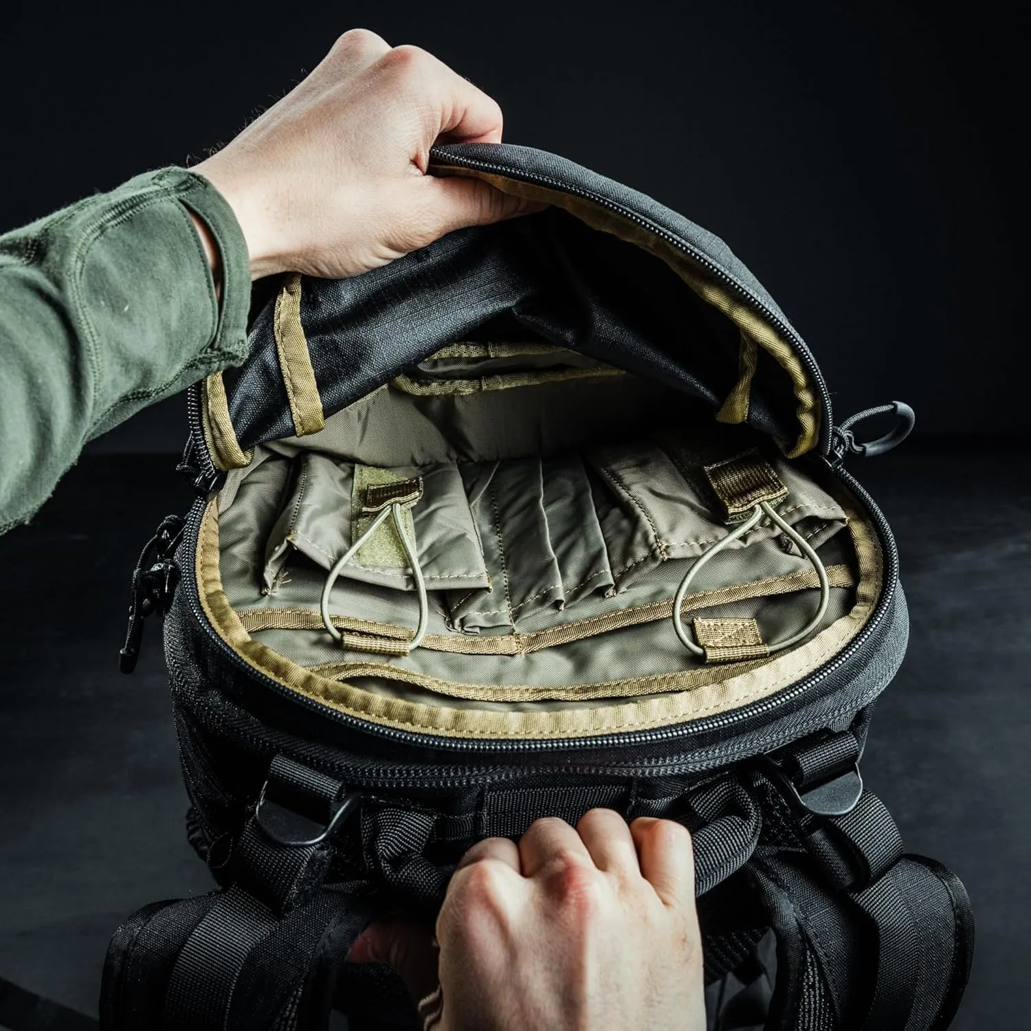 Eberlestock Switchblade Pack - Low Profile Tactical EDC Backpack for Maximum Space and Organization